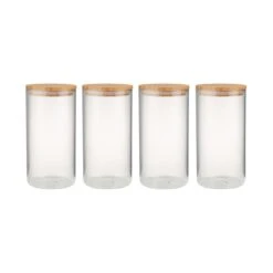 Küchenwelt Verkauf -Küchenwelt Verkauf butlers 4x vorratsglaser 2300ml woodlock in transparent